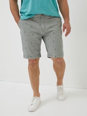 FatFace Green Cove Boat Embroidered Shorts - Image 1 of 4