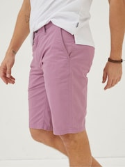 FatFace Purple Mawes Chino Shorts - Image 2 of 4