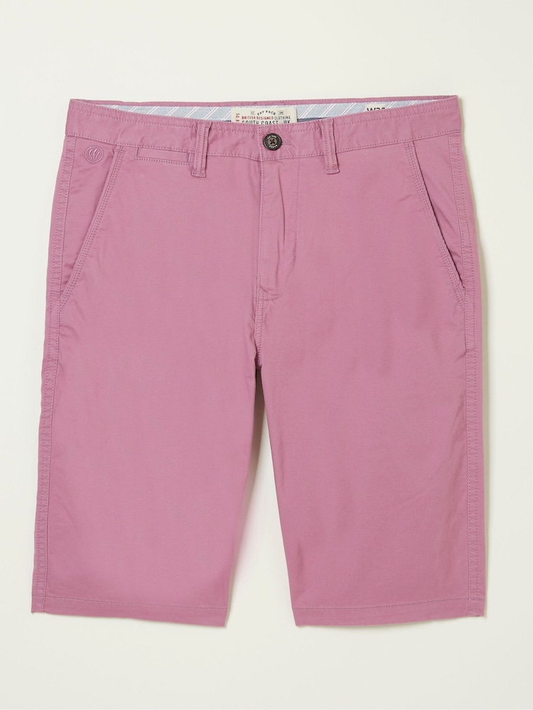 FatFace Purple Mawes Chino Shorts - Image 4 of 4