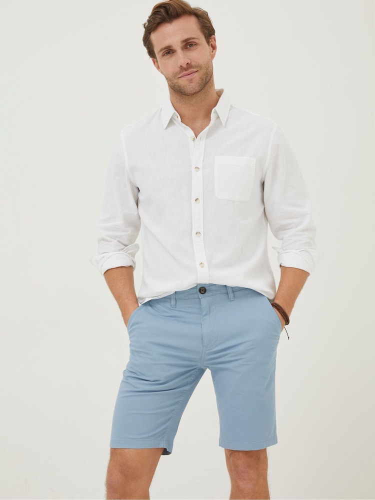 FatFace Blue Mawes Chino Shorts - Image 2 of 4