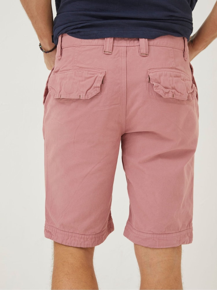 FatFace Pink Cove Flat Front Shorts - Image 2 of 5