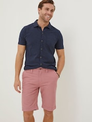FatFace Pink Cove Flat Front Shorts - Image 3 of 5