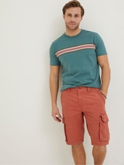 FatFace Orange Breakyard Cargo Shorts - Image 1 of 4