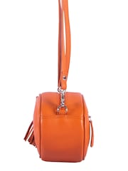 Storm Aurora Leather Cross-Body Pebble Bag - Image 3 of 5