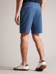 Ted Baker Blue Regular Fit Gomer Printed Shorts - Image 2 of 5