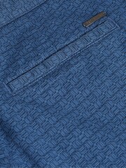 Ted Baker Blue Regular Fit Gomer Printed Shorts - Image 5 of 5