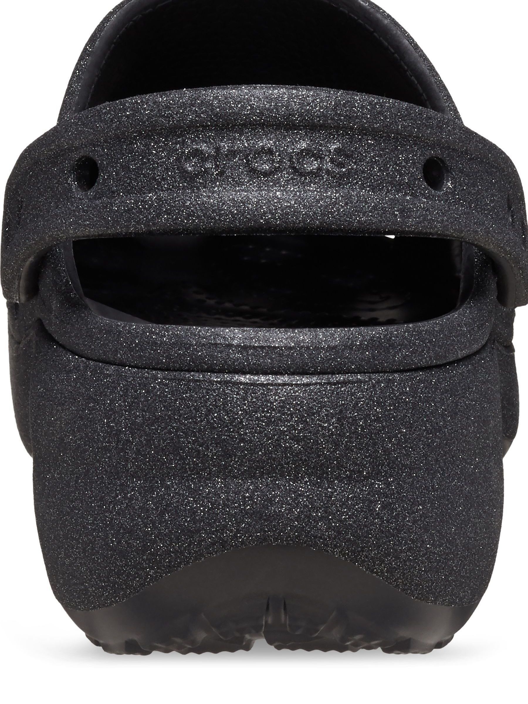 Buy Crocs Black Classic Platform Glitter Clogs from Next Romania