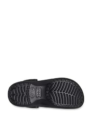 Crocs Black Classic Platform Glitter Clogs - Image 4 of 7
