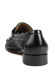 Jones Bootmaker Black Rylee Slip On Leather Loafers - Image 2 of 6
