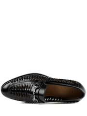 Jones Bootmaker Black Rylee Slip On Leather Loafers - Image 4 of 6
