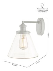 Laura Ashley Grey Isaac Outdoor Wall Light - Image 4 of 4