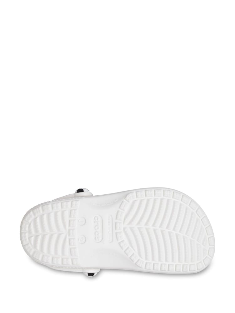 Crocs White Classic Kids Soccer Ball Clogs - Image 5 of 5