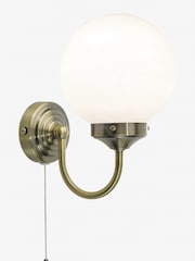 Dar Lighting Brass Biba Bathroom Wall Light - Image 3 of 6