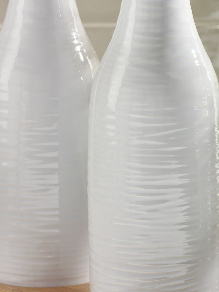 Juego de 2 botellas de aceite con relieve con bandeja de Malvern - Imagen 6 de 6 Juego de 2 botellas de aceite con relieve con bandeja de Malvern - Imagen 6 de 6
