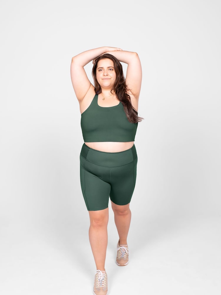 Girlfriend Collective High Rise Bike Shorts - Image 1 of 8