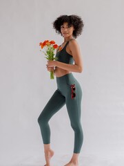 Girlfriend Collective High Rise Pocket Leggings - Image 4 of 10