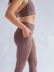 Girlfriend Collective High Rise Pocket Leggings - Image 5 of 9