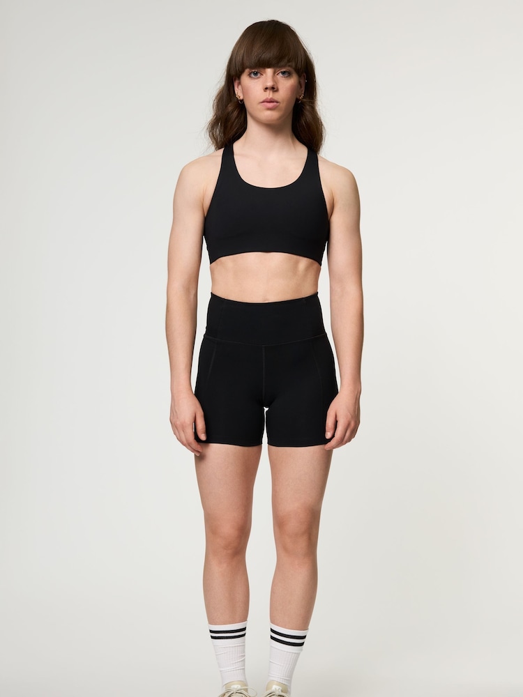 Girlfriend Collective High Rise Run Shorts - Image 1 of 10