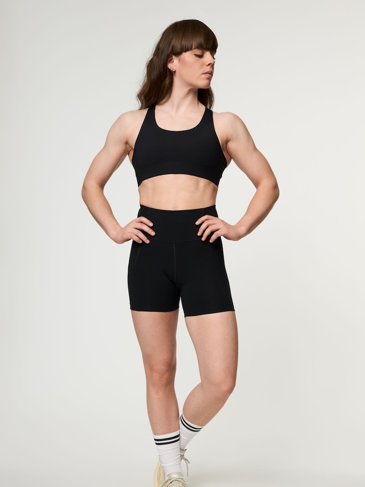 Girlfriend Collective High Rise Run Shorts - Image 2 of 10