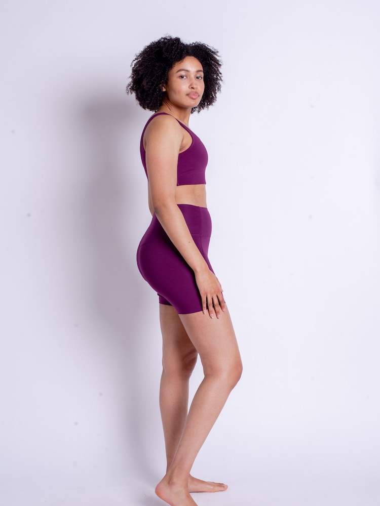 Girlfriend Collective High Rise Run Shorts - Image 2 of 7
