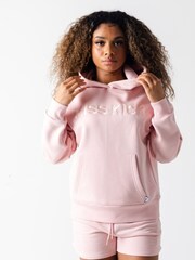 Miss Kick Womens Leah Embroided Black Hoodie - Image 1 of 4