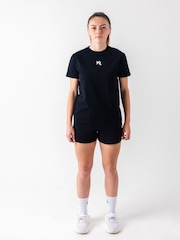 Miss Kick Womens Sandy 100% Cotton Black T-Shirt - Image 1 of 4