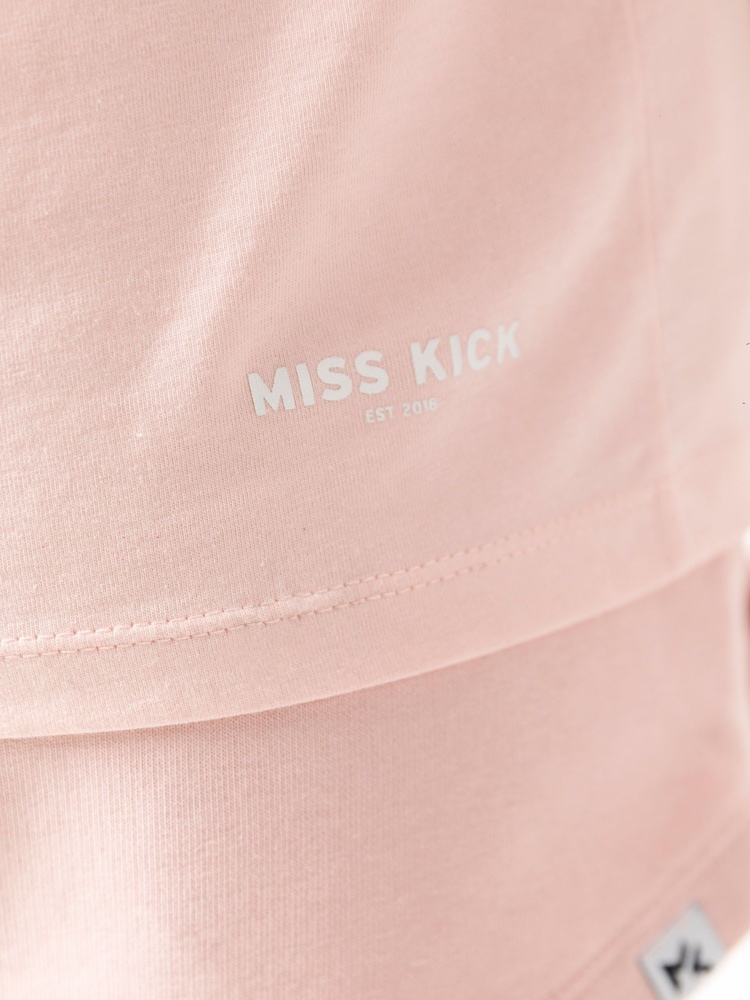 Miss Kick Womens Sandy 100% Cotton Black T-Shirt - Image 4 of 4