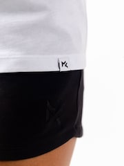 Miss Kick Womens Esme 100% Cotton White T-Shirt - Image 4 of 4
