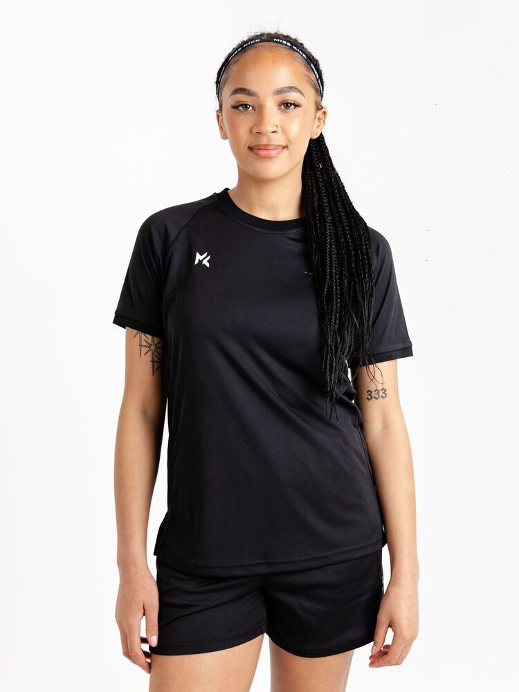 Miss Kick Womens Jill Training Black Top - Image 1 of 4