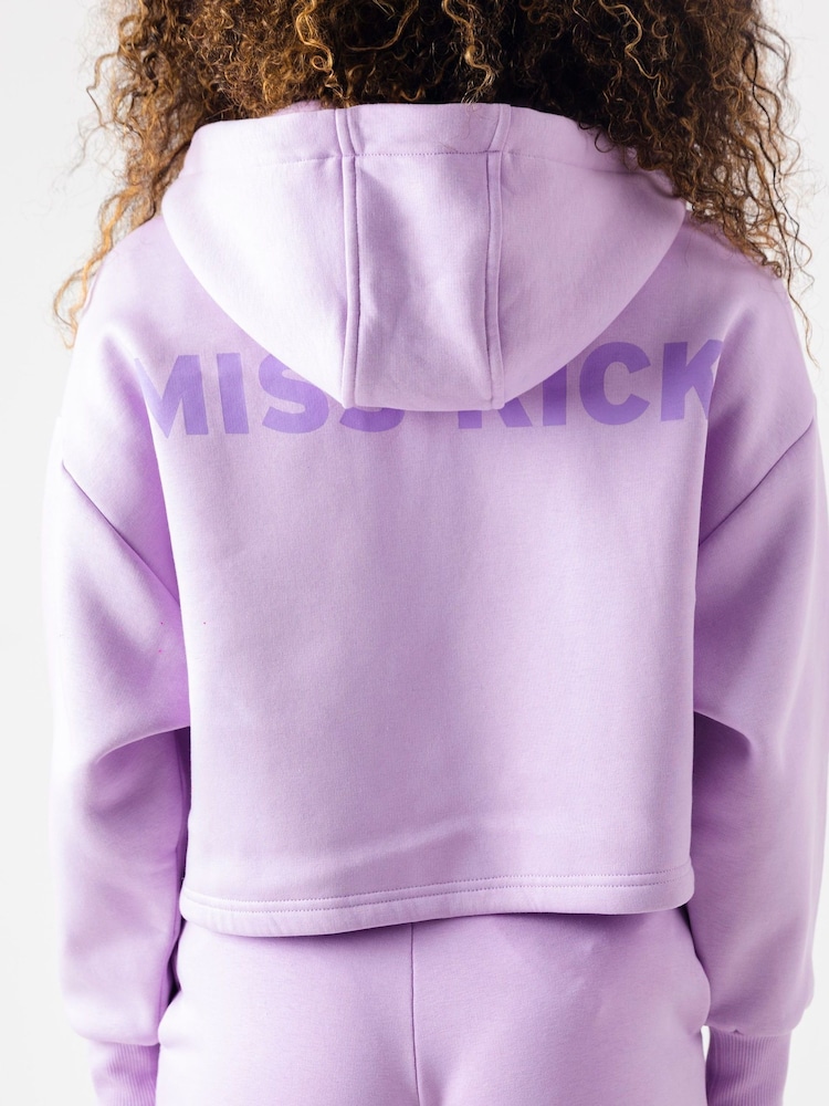 Miss Kick Womens Boxy Zip Through Hoodie - Image 2 of 4