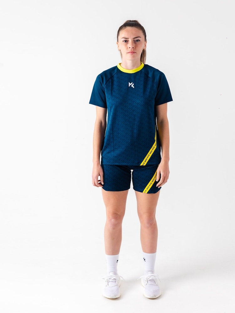 Miss Kick Womens Teal Standard Training Top - Image 1 of 4
