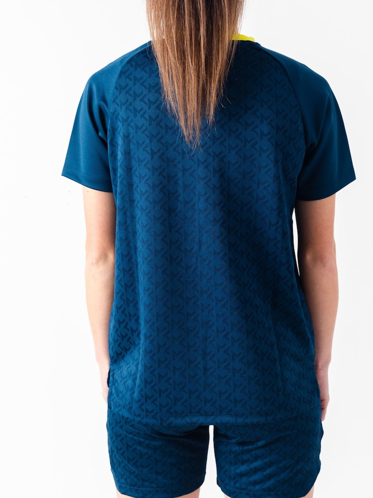 Miss Kick Womens Teal Standard Training Top - Image 2 of 4