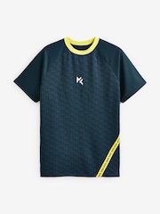 Miss Kick Womens Teal Standard Training Top - Image 4 of 4