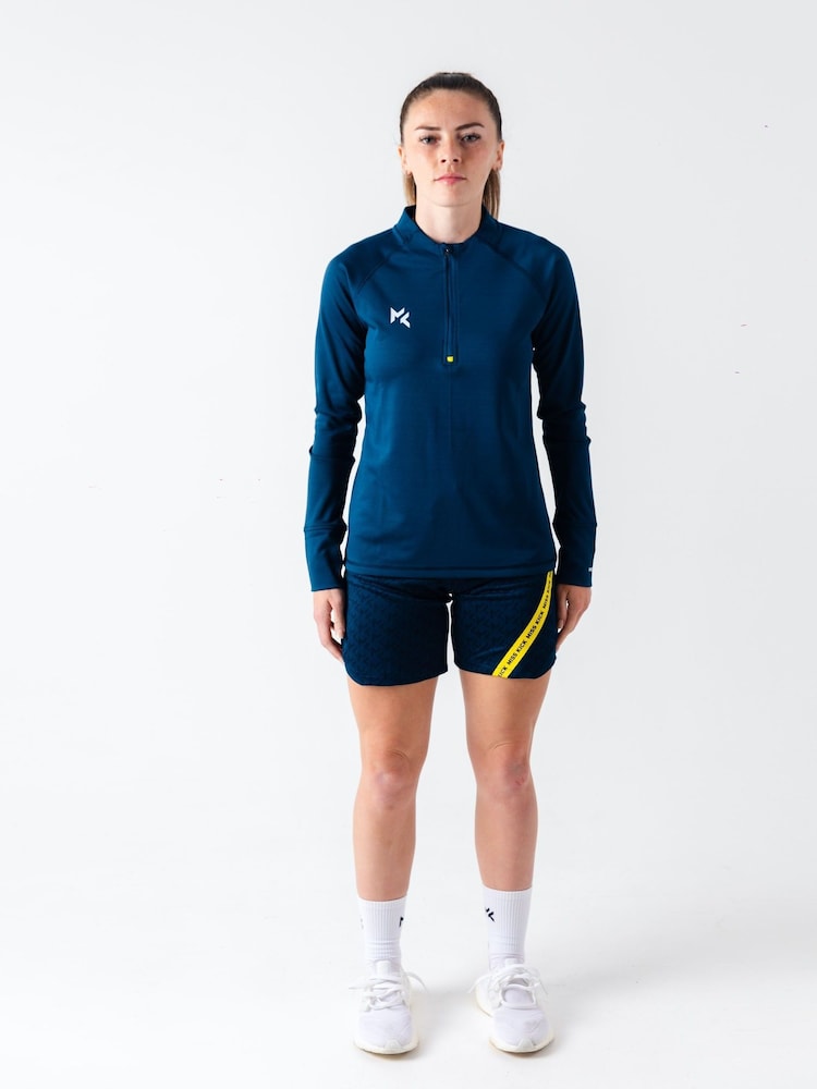 Miss Kick Womens Teal Blue Standard Training Shorts - Image 1 of 4