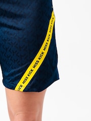Miss Kick Womens Teal Blue Standard Training Shorts - Image 4 of 4