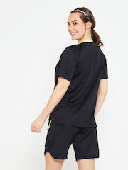 Miss Kick Womens Teal Blue Standard Training Shorts - Image 2 of 3