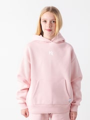 Miss Kick Girls Pale Pink Beth Print Hoodie - Image 1 of 4