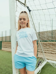 Miss Kick Girls Rachel 100% Cotton White T-Shirt - Image 1 of 5