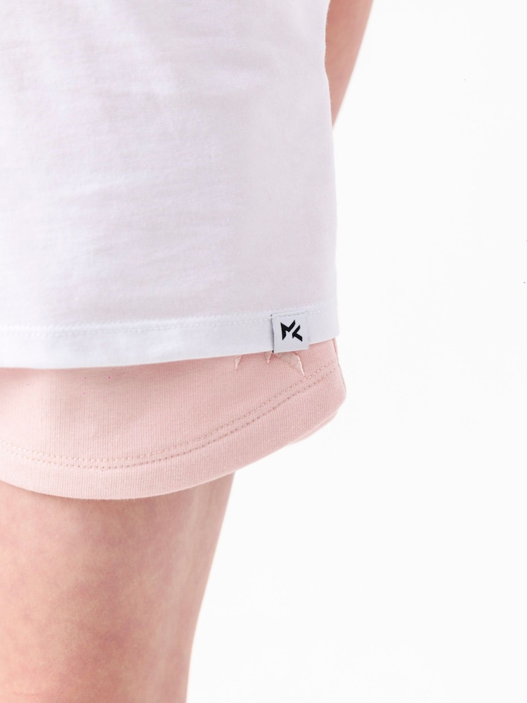 Белый - Miss Kick Girls Mary 100% Cotton T-Shirt - Изображение 4 из 4
