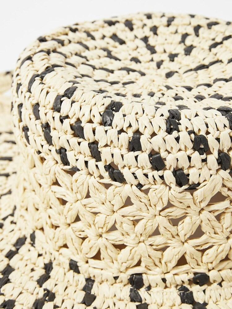 Oliver Bonas Natural Crochet Floppy Hat - Image 5 of 5 Oliver Bonas Natural Crochet Floppy Hat - Image 5 of 5