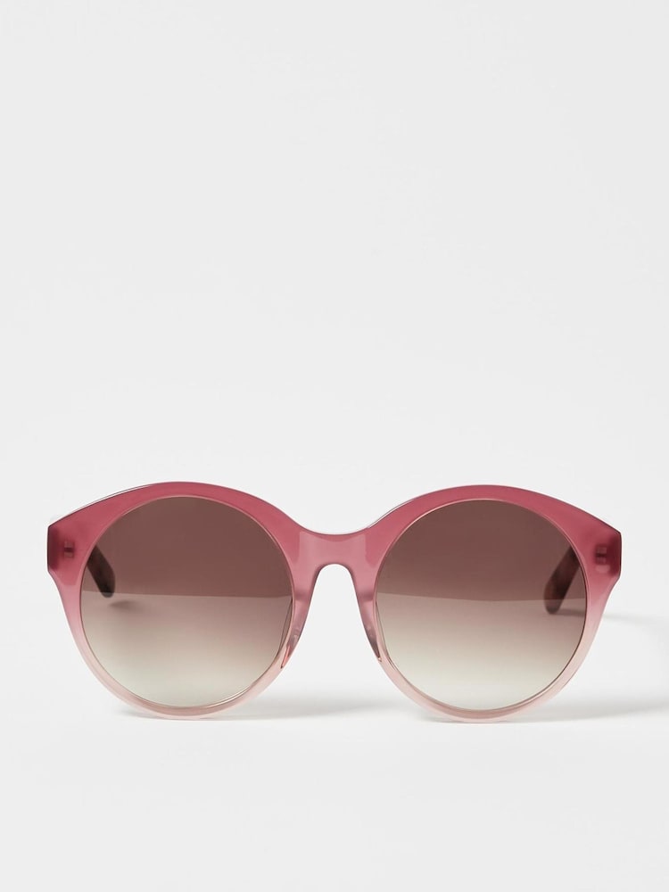 Oliver Bonas Pink Watermelon Tortoiseshell Sunglasses - Image 1 of 6 Oliver Bonas Pink Watermelon Tortoiseshell Sunglasses - Image 1 of 6