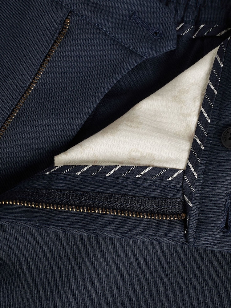 Ted Baker Blue Lopen Talbot Fit Heavy Twill Trousers - Image 5 of 5 Ted Baker Blue Lopen Talbot Fit Heavy Twill Trousers - Image 5 of 5