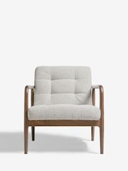 Casual Bouclé Light Natural Collection Luxe Benji Armchair - Image 2 of 6