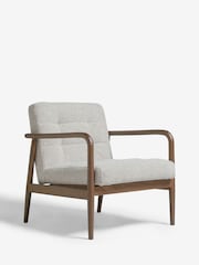Casual Bouclé Light Natural Collection Luxe Benji Armchair - Image 3 of 6