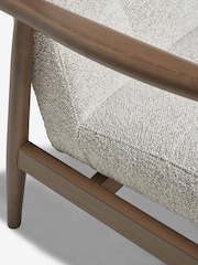 Casual Bouclé Light Natural Collection Luxe Benji Armchair - Image 5 of 6