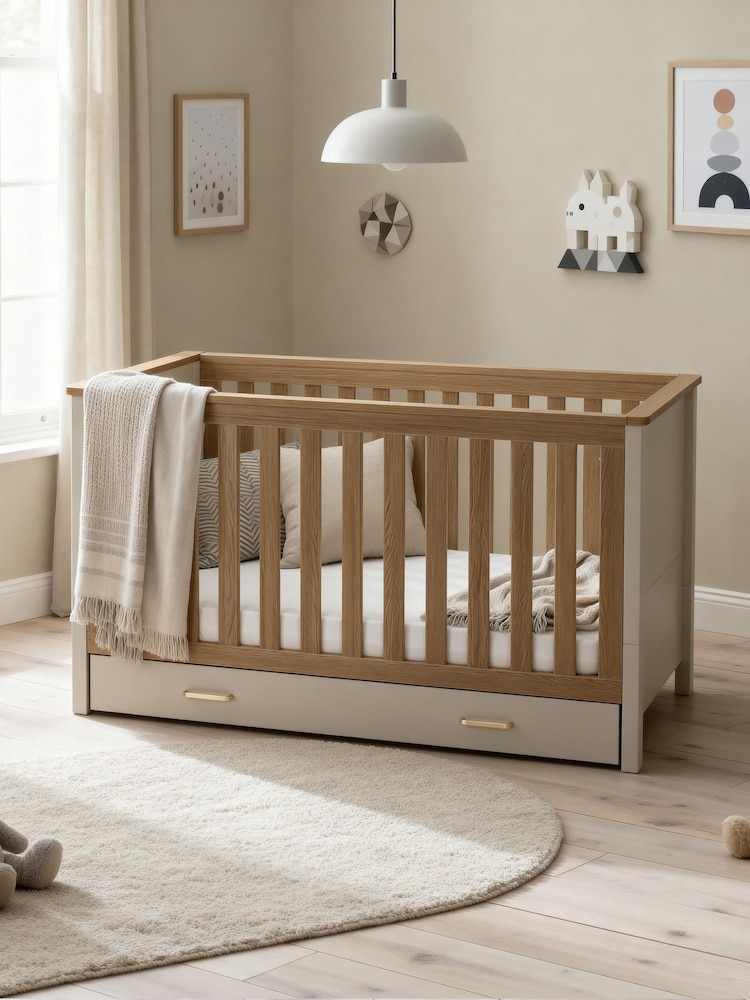 Babymore Cashmere Mira Cot Bed - Image 2 of 6 Babymore Cashmere Mira Cot Bed - Image 2 of 6
