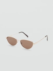 Mango Gold Frame Sunglasses - Image 1 of 4