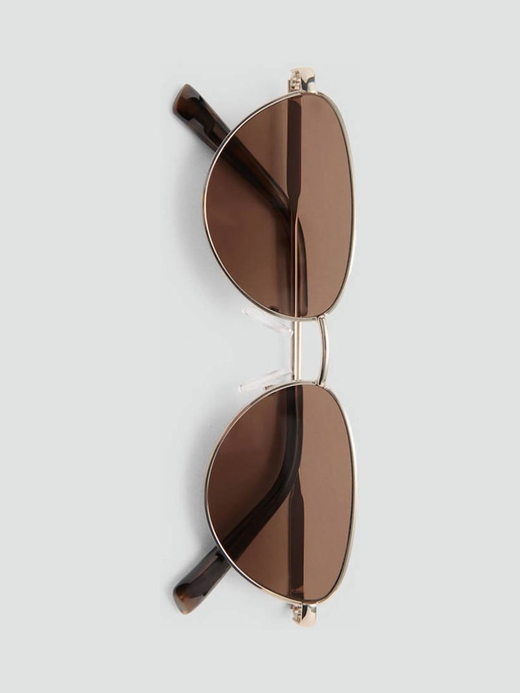 Mango Gold Frame Sunglasses - Image 4 of 4