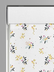 Sara Miller White 100% Cotton Lemon Cluster Made to Measure Roman Blind - Image 3 of 6