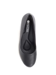 Pavers Black Heeled Court Shoes - Image 4 of 5